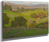 A Vista Towards Mt. Baldy By William Wendt Fine Art Print