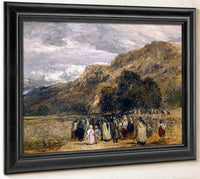 A Welsh Funeral Betwys Y Coed By David Cox Fine Art Print