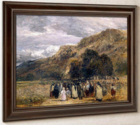 A Welsh Funeral Betwys Y Coed By David Cox Fine Art Print