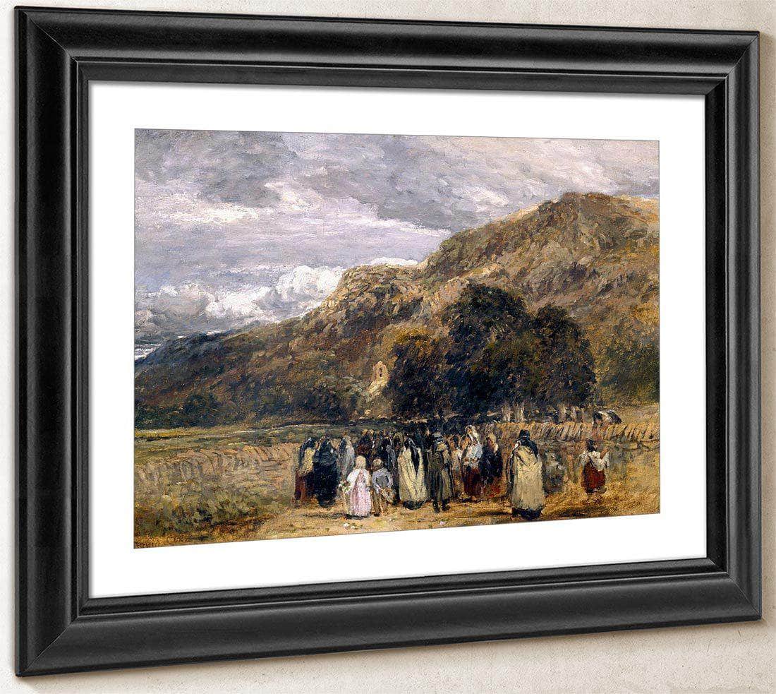 A Welsh Funeral Betwys Y Coed By David Cox Fine Art Print
