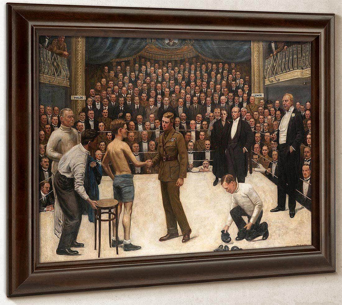 A Welsh Victory At The National Sporting Club, 31St. March, 1919 By William Henry Walker Fine Art Print