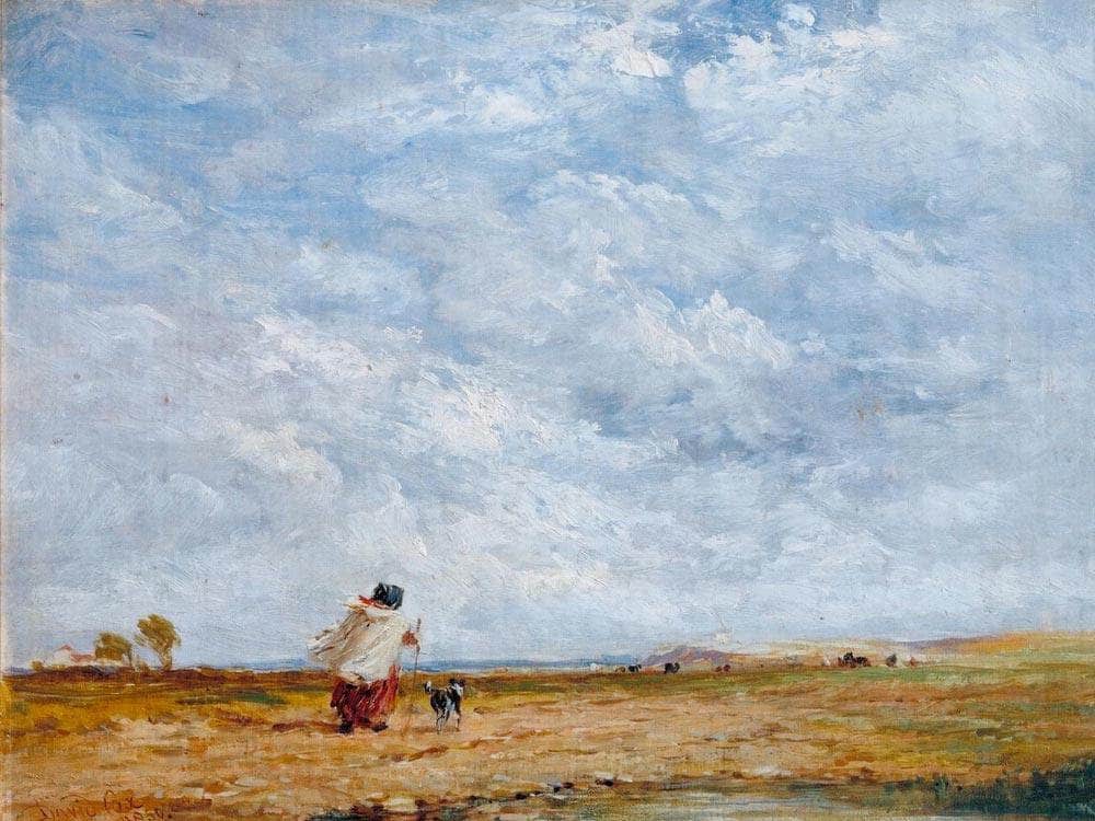 A Windy Day By David Cox Fine Art Print