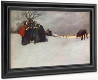 A Wole Had Not Been Seen At Salem For Thirty Years By Howard Pyle Fine Art Print