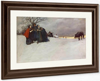 A Wole Had Not Been Seen At Salem For Thirty Years By Howard Pyle Fine Art Print