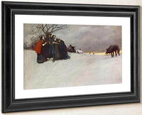 A Wole Had Not Been Seen At Salem For Thirty Years By Howard Pyle Fine Art Print