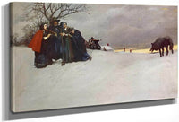 A Wole Had Not Been Seen At Salem For Thirty Years By Howard Pyle Fine Art Print