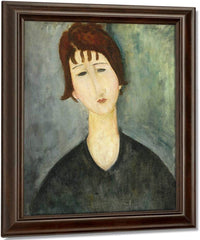 A Woman By Amedeo Modigliani Fine Art Print