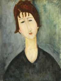 A Woman By Amedeo Modigliani Fine Art Print