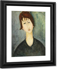 A Woman By Amedeo Modigliani Fine Art Print