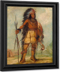A Wun Ne Wa Be, Bird Of Thunder By George Catlin Fine Art Print