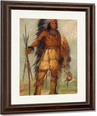 A Wun Ne Wa Be, Bird Of Thunder By George Catlin Fine Art Print