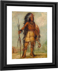 A Wun Ne Wa Be, Bird Of Thunder By George Catlin Fine Art Print