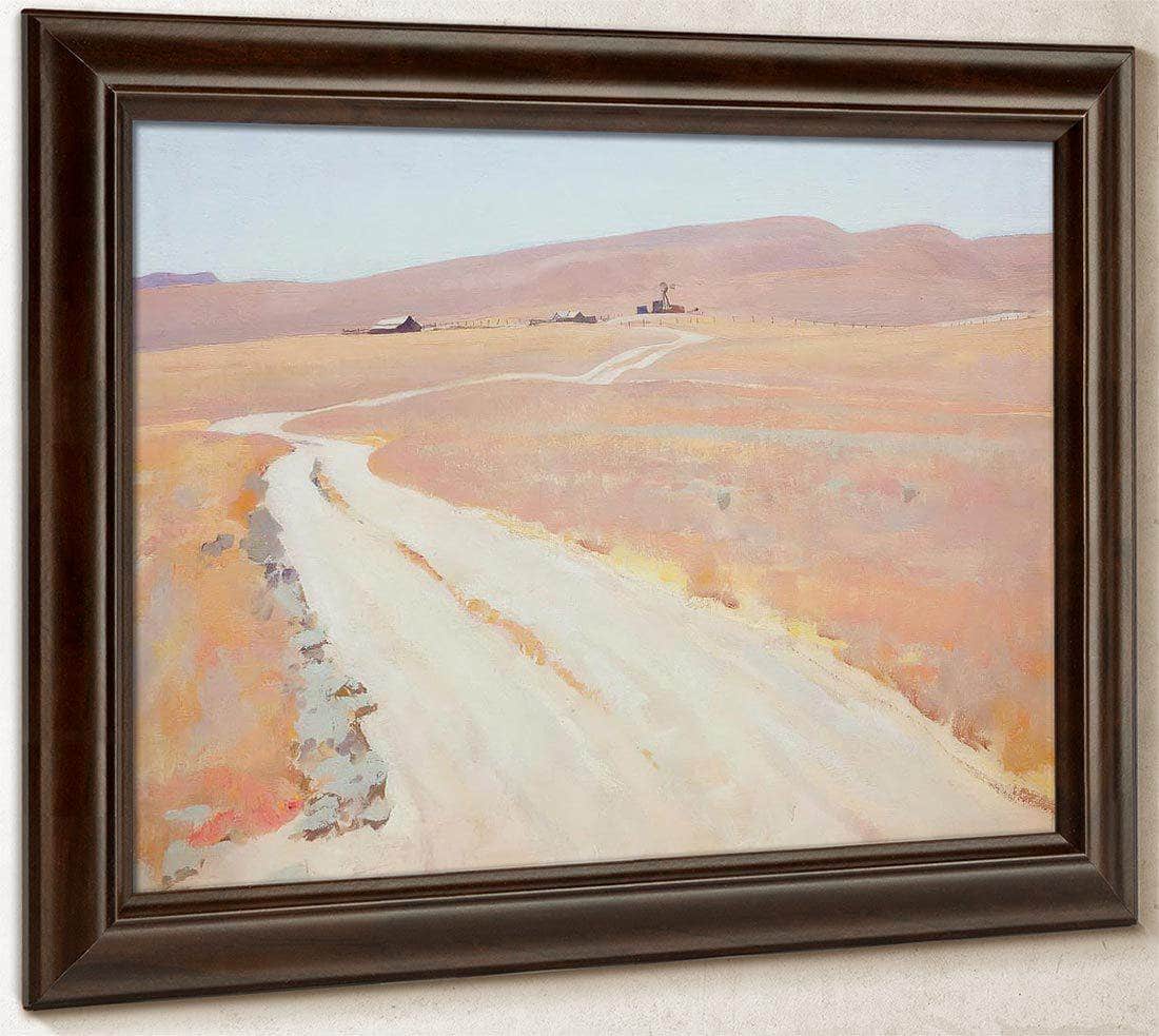 Abandoned Ranch By Maynard Dixon Fine Art Print