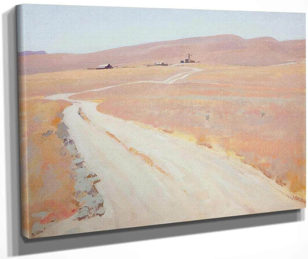 Abandoned Ranch By Maynard Dixon Fine Art Print