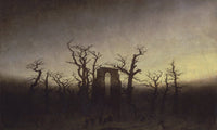Abbey Among Oak Trees 1810 By Caspar David Friedrich Fine Art Print