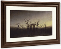 Abbey Among Oak Trees 1810 By Caspar David Friedrich Fine Art Print