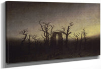 Abbey Among Oak Trees 1810 By Caspar David Friedrich Fine Art Print