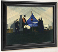 Abe Lincoln The Great Emancipator By Horace Pippin Fine Art Print