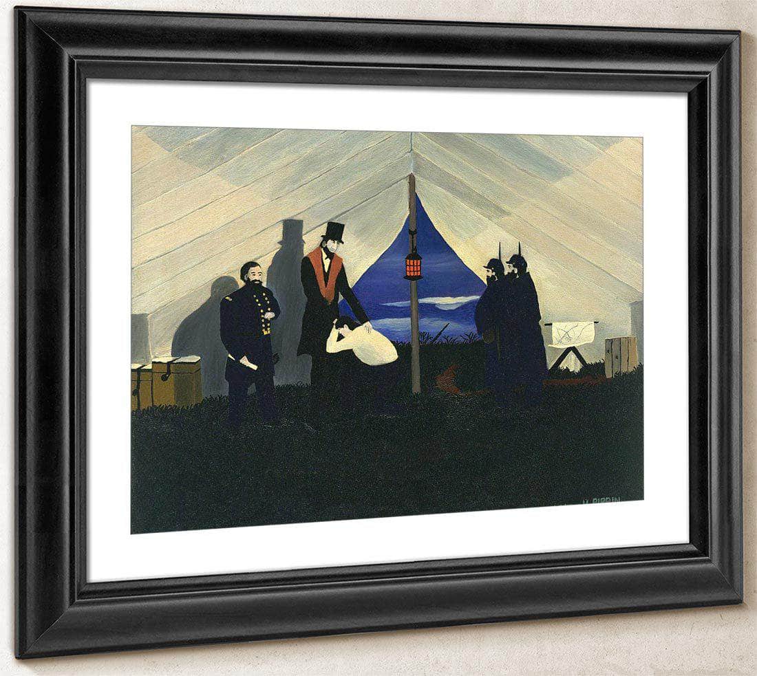 Abe Lincoln The Great Emancipator By Horace Pippin Fine Art Print