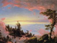 Above The Clouds At Sunrise By Fredric Edwin Church Fine Art Print