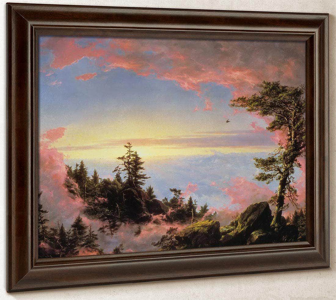 Above The Clouds At Sunrise By Fredric Edwin Church Fine Art Print