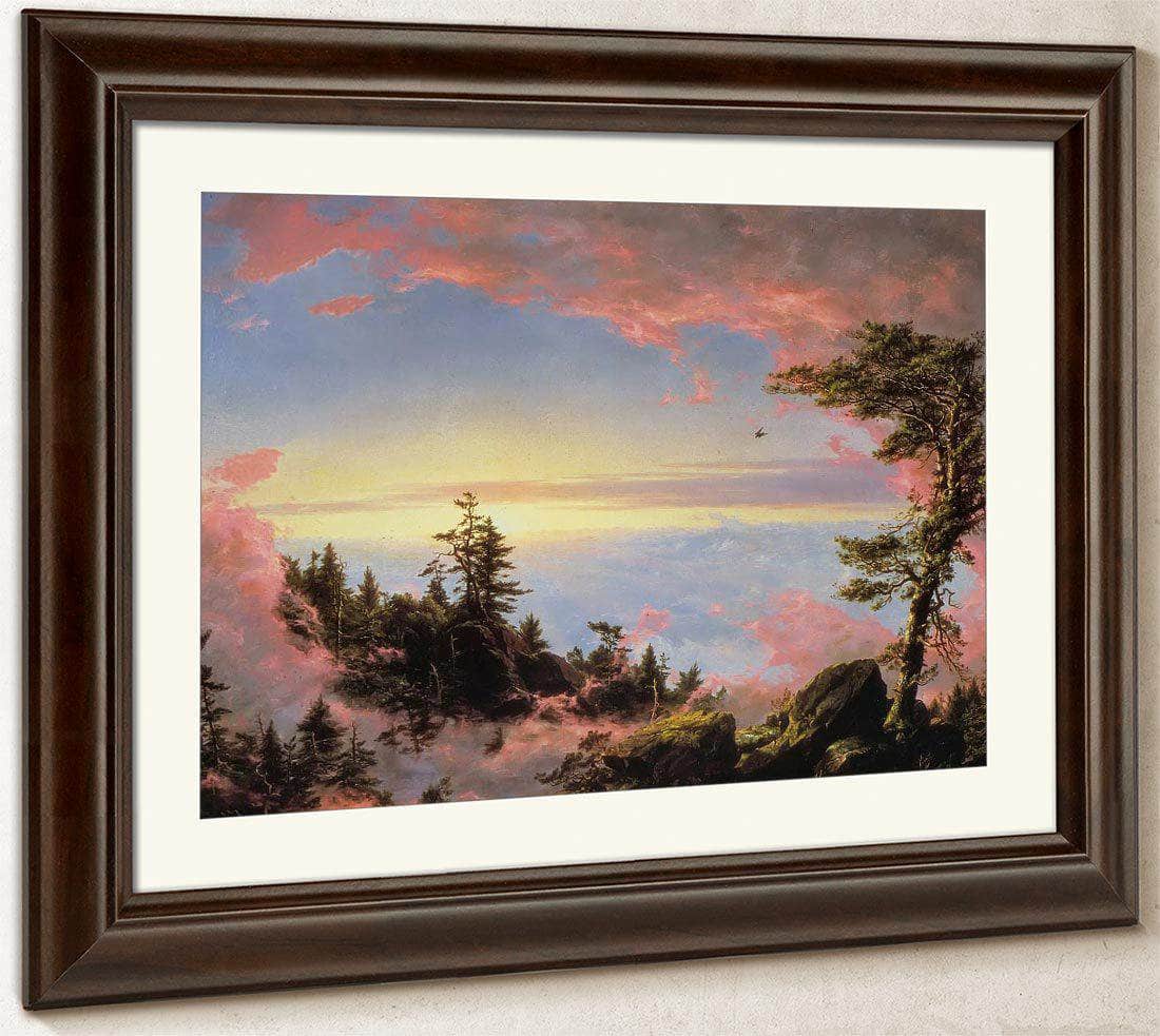 Above The Clouds At Sunrise By Fredric Edwin Church Fine Art Print
