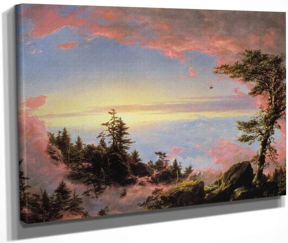 Above The Clouds At Sunrise By Fredric Edwin Church Fine Art Print