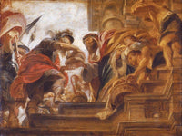 Abraham And Melchizedek By Peter Paul Rubens Fine Art Print