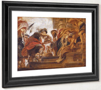 Abraham And Melchizedek By Peter Paul Rubens Fine Art Print