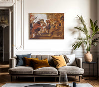 Abraham And Melchizedek By Peter Paul Rubens Fine Art Print