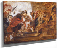 Abraham And Melchizedek By Peter Paul Rubens Fine Art Print