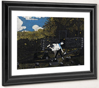 Abraham Lincoln And His Father Building Their Cabin On Pigeon Creek By Horace Pippin Fine Art Print