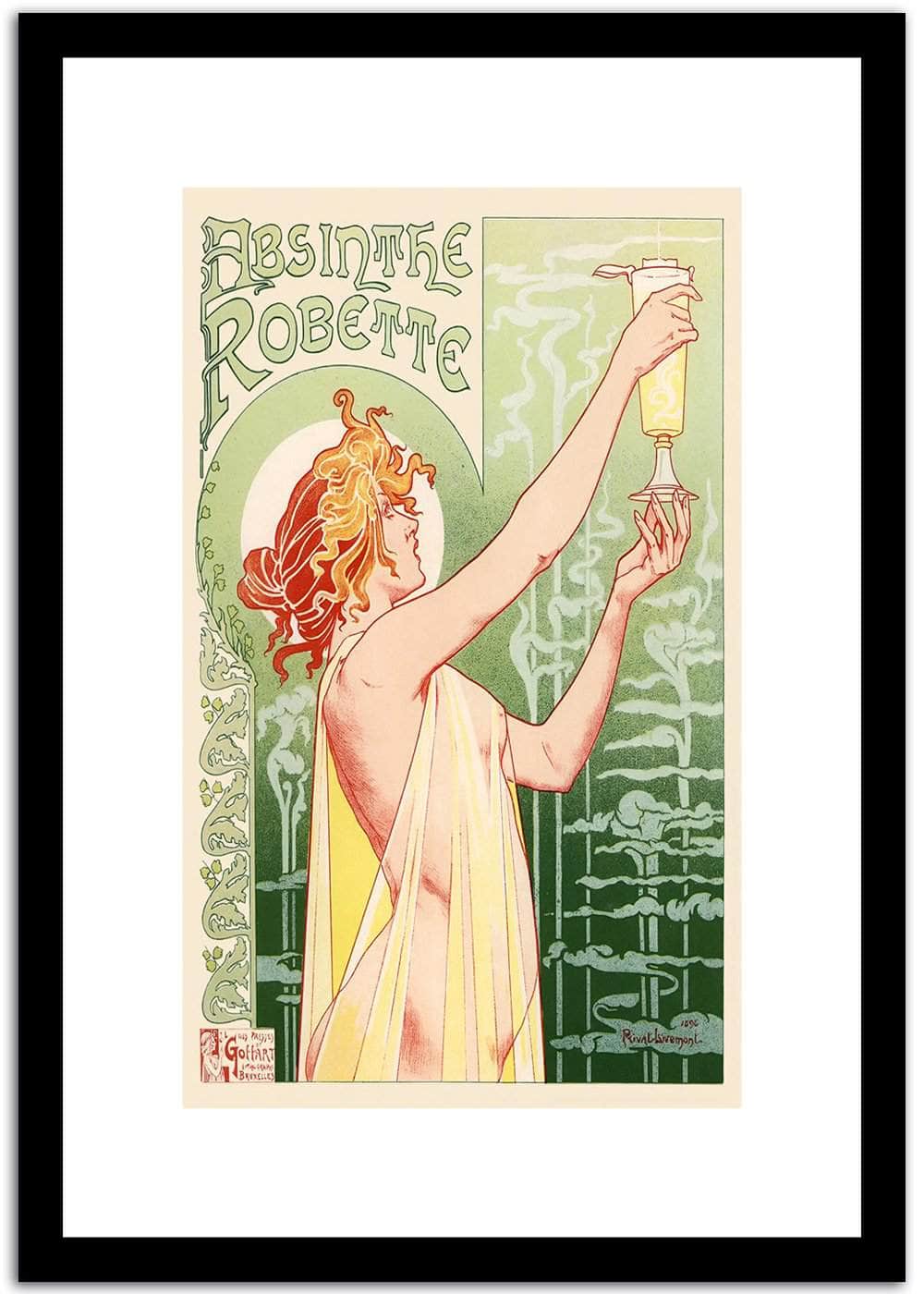 Absinthe Robette  Vintage Poster Fine Art Print