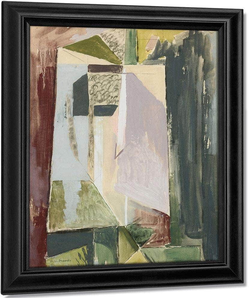 Abstract Portrait By Alfred Henry Maurer Fine Art Print
