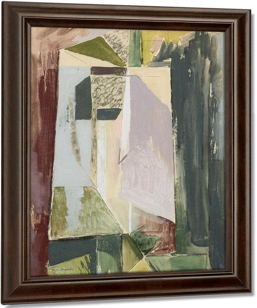 Abstract Portrait By Alfred Henry Maurer Fine Art Print
