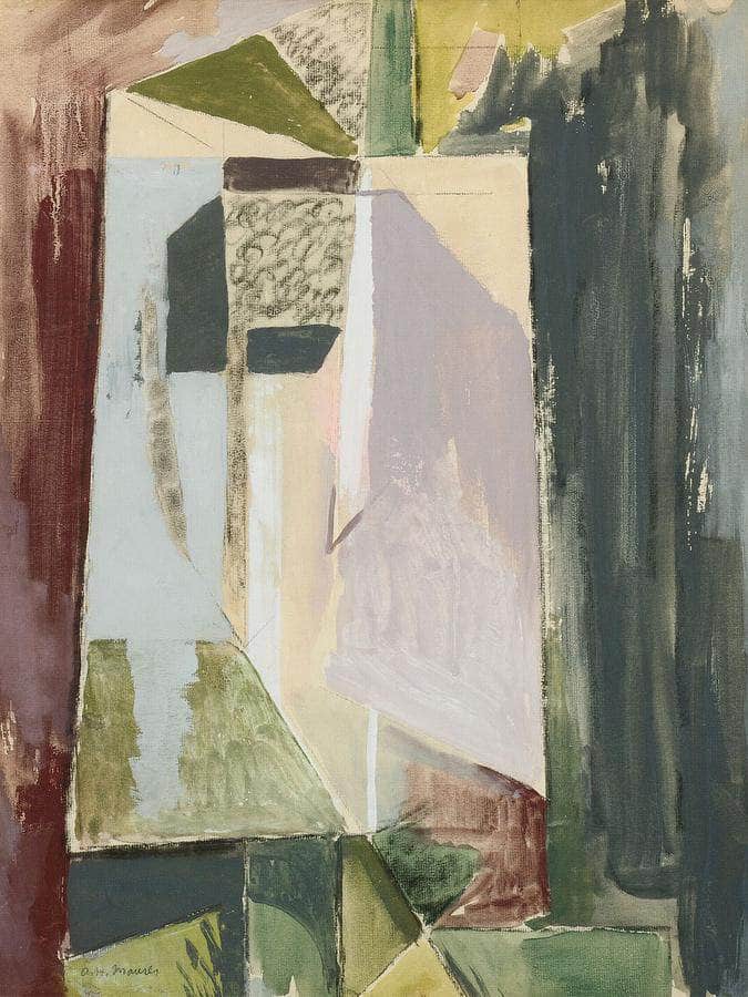 Abstract Portrait By Alfred Henry Maurer Fine Art Print