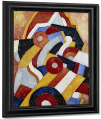 Abstraction By Marsden Hartley Fine Art Print