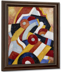 Abstraction By Marsden Hartley Fine Art Print