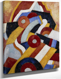 Abstraction By Marsden Hartley Fine Art Print
