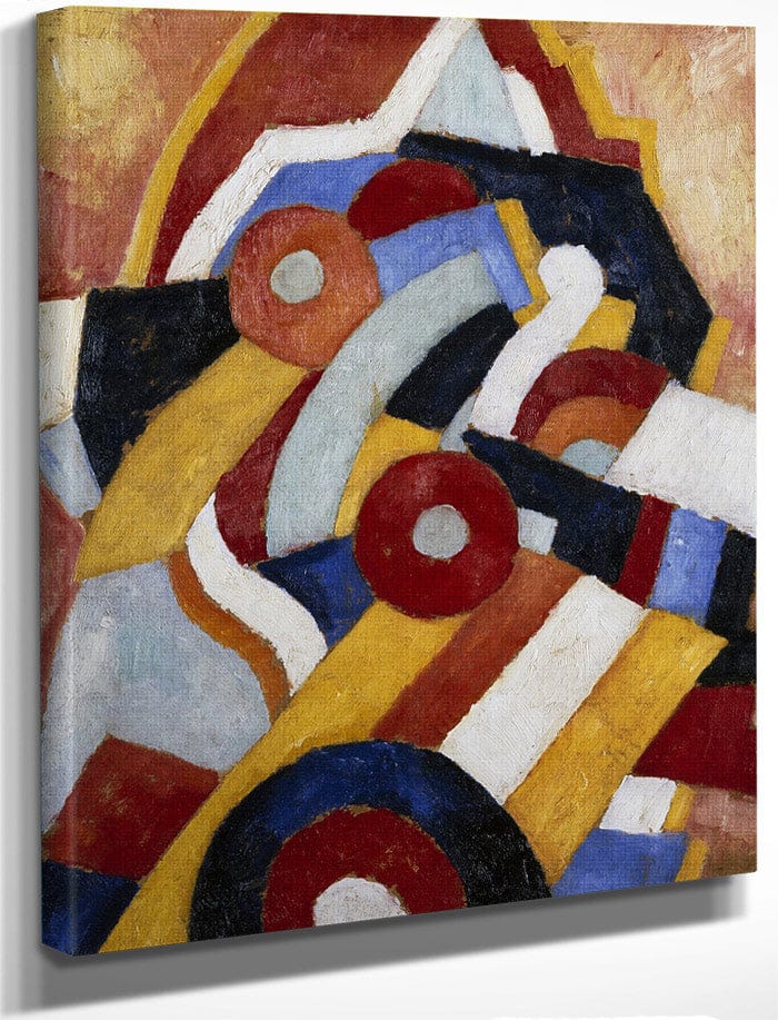 Abstraction By Marsden Hartley Fine Art Print