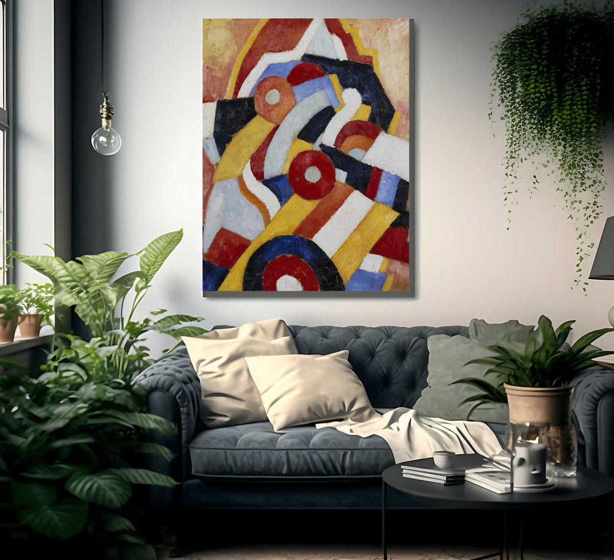 Abstraction By Marsden Hartley Fine Art Print