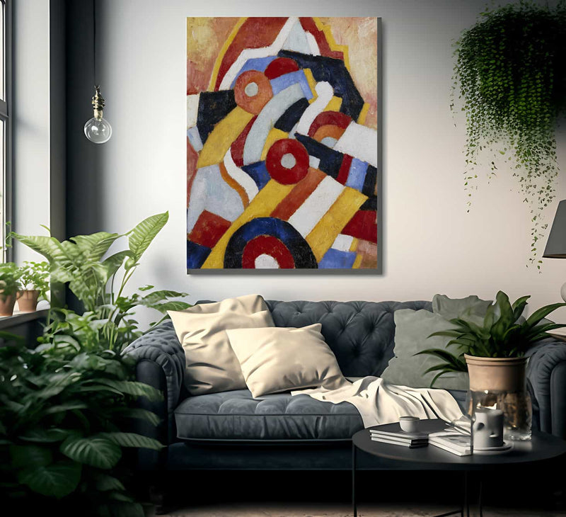 Abstraction By Marsden Hartley Fine Art Print