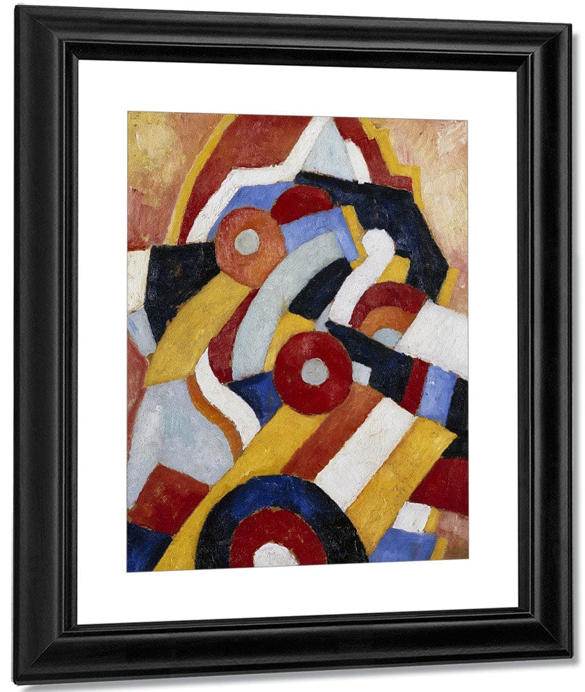 Abstraction By Marsden Hartley Fine Art Print