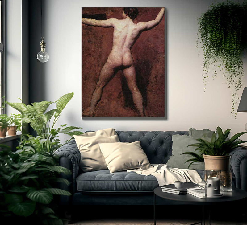 Academic Male Nude By William Etty Fine Art Print