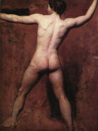 Academic Male Nude By William Etty Fine Art Print