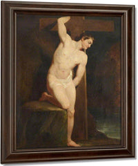 Academic Study Of A Male Nude By William Etty Fine Art Print