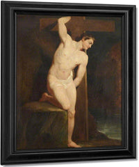 Academic Study Of A Male Nude By William Etty Fine Art Print