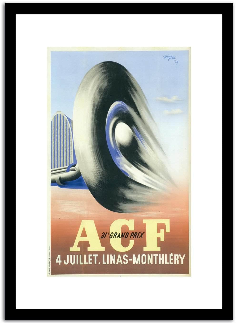Acf  Vintage Poster Fine Art Print