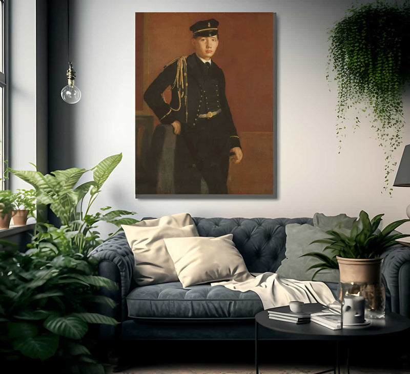 Achille De Gas In The Uniform Of A Cadet By Edgar Degas Fine Art Print