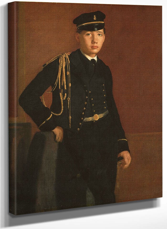 Achille De Gas In The Uniform Of A Cadet By Edgar Degas Fine Art Print